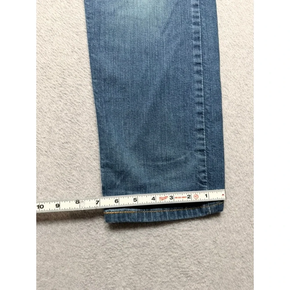 Levis 502 Regular Taper Mens Jeans Blue Medium Wash 34x32 Denim Pants